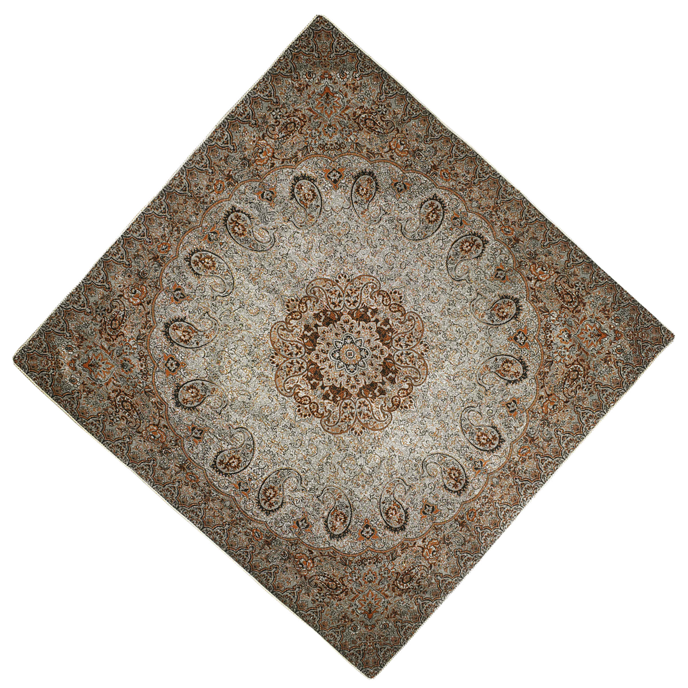 Termeh-Tischdecke, luxuriös mit persischem Paisley-Muster Mahini