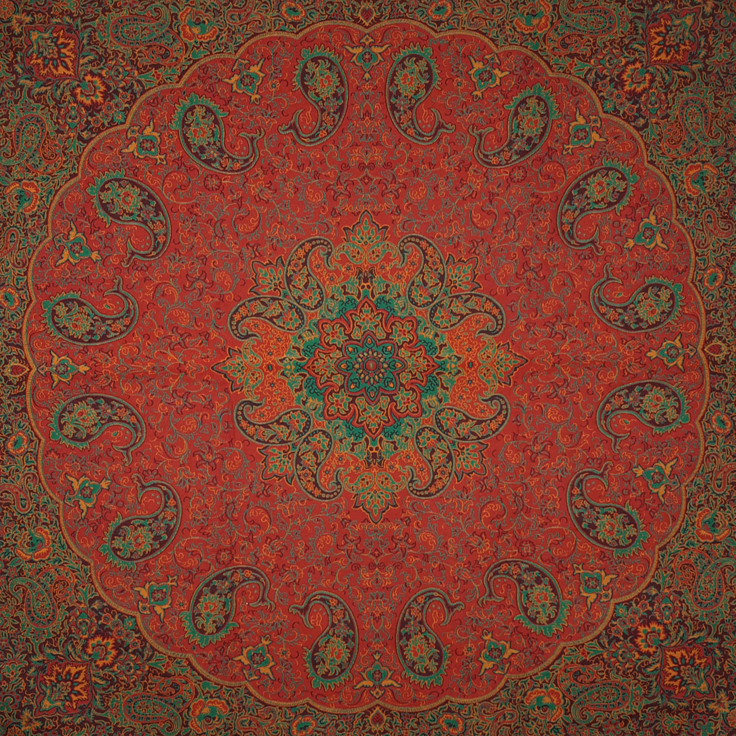 Termeh-Tischdecke, luxuriös mit persischem Paisley-Muster Nastaran