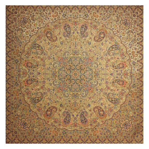 Termeh-Tischdecke, luxuriös mit persischem Paisley-Muster Shahpasand