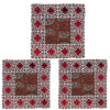Termeh-Tischdecke, luxuriös mit persischem Paisley-Muster Yalda (4x)