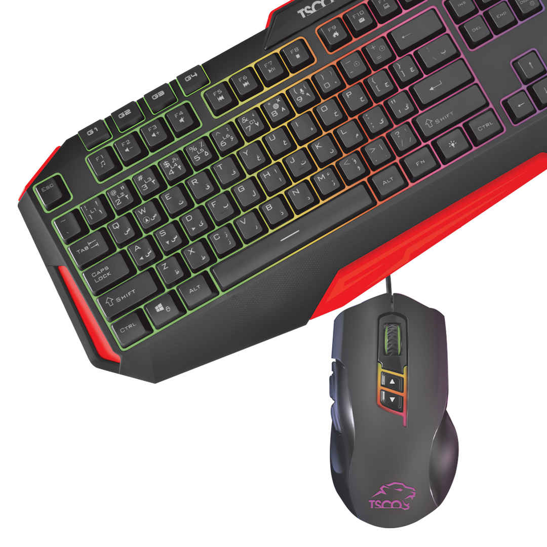 Tesco Gaming Tastatur und Maus Set GKM 8205