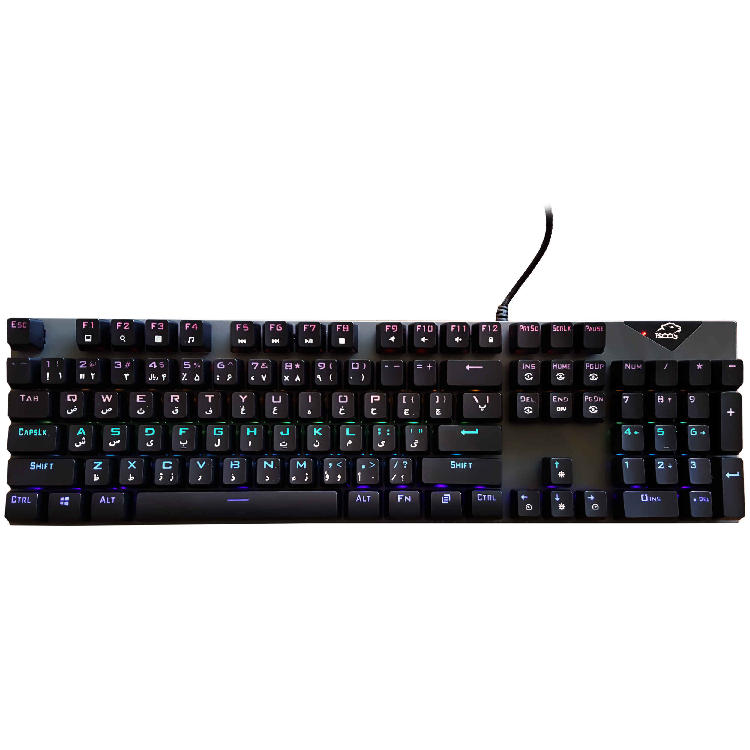 Tesco Gaming Tastatur mit persischen Tasten GK 8130