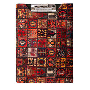 Traditionelles Druck-Clipboard mit Tasche und Stoffabdeckung
