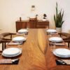 Samtbesteckbeutel - Aufwändiges Blumendesign für Stilvolle Dekoration