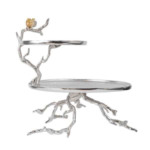 Vielseitiger Aluminium Servierständer für Snacks und Süßigkeiten