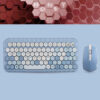 Wireless Tastatur und Maus mit Bienenwaben-Design