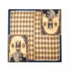 Mini-Kopftuch für Damen - Künstlerischer Druck von Naser al-Din Shah Qajar
