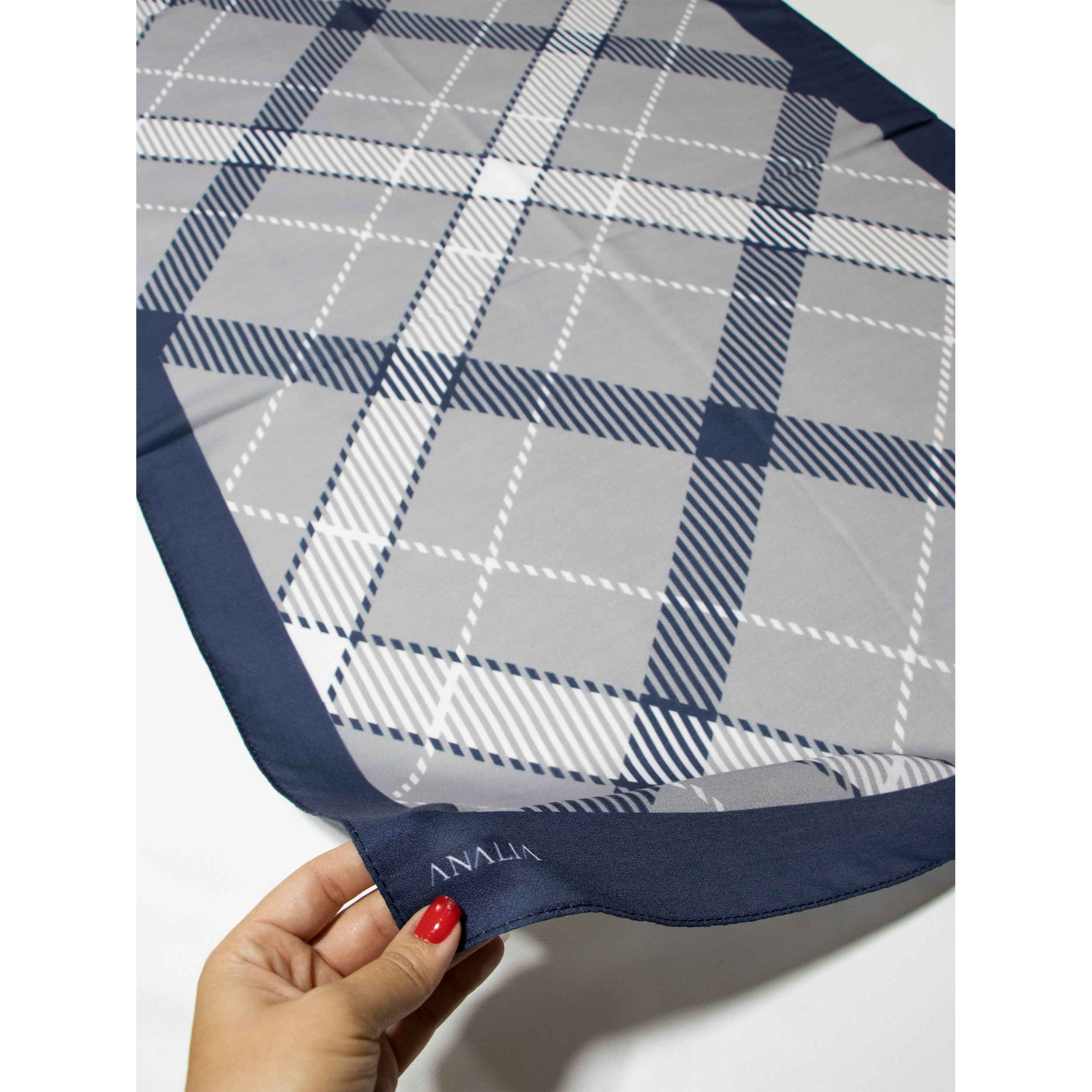 Bedruckter Schal für Frauen Künstlerisch & Leicht Argyle-Muster