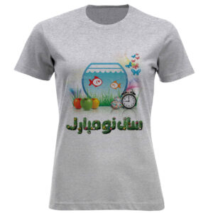 Damen Kurzarm-T-Shirt mit Haftseen-inspiriertem Druck – Kulturelle Feier