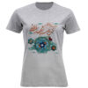 Damen Kurzarm-T-Shirt mit Eleganter Nowruz-Kalligrafie – Festlicher Stil