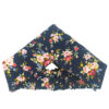 Damen Verdrehter Kreuz Stirnband & Ohrring Set Blumen