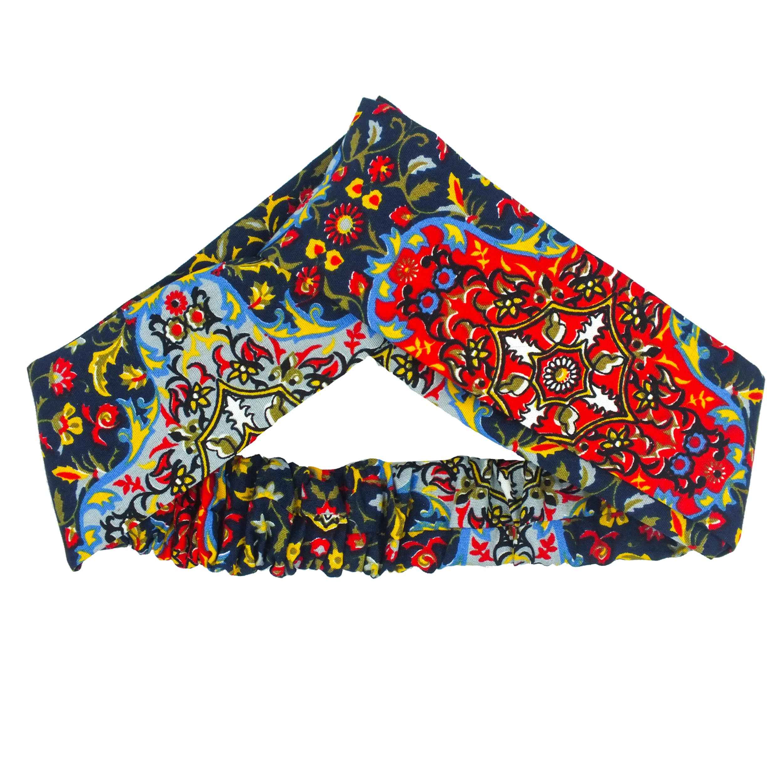 Damen Verdrehter Kreuz Stirnband & Ohrring Set Traditionell