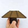 Maquette Modellbausatz: Holz-Nachbildung des persischen Santoor- und Kamancheh-Instruments