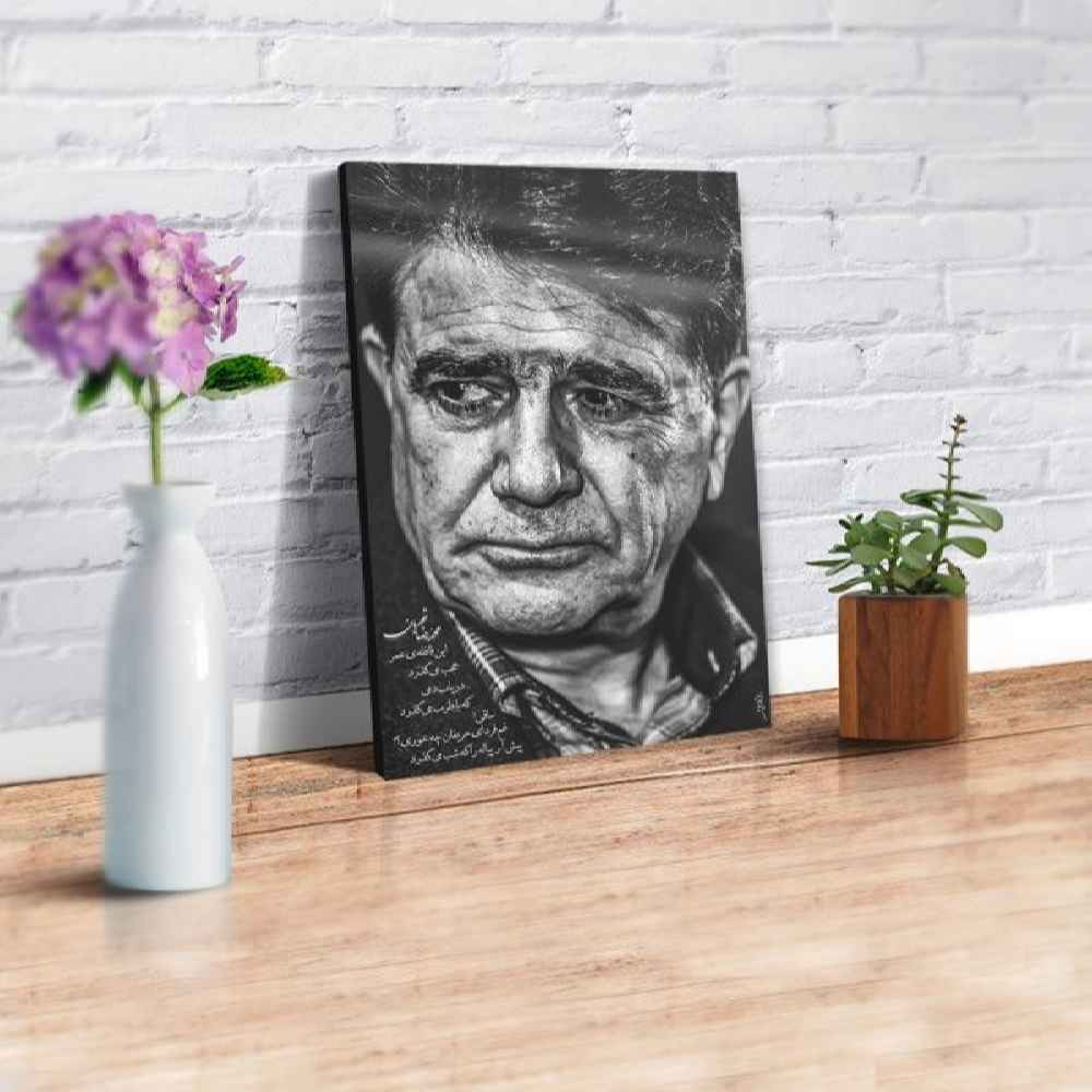 Holzposter-Druck – Shajarian Morghe Sahar Wandkunst