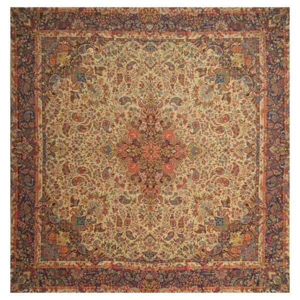 Yazd-Termeh-Tischdecke, luxuriös mit Blumenmuster Aseman