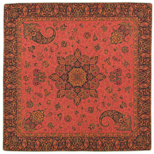 Yazd-Termeh-Tischdecke, luxuriös mit persischem Paisley-Muster Bahar