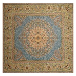 Persische Handblockdruck Tischdecke Traditionelles Kalamkari aus Isfahan