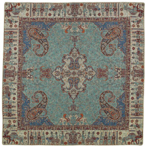 Yazd-Termeh-Tischdecke, luxuriös mit persischem Paisley-Muster Pars