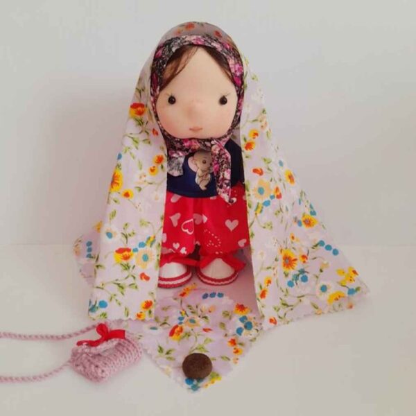 Muslimische Hijab-Stoffpuppe mit Tschador - Modell Massoumeh | Ideal für Jashn-e Taklif