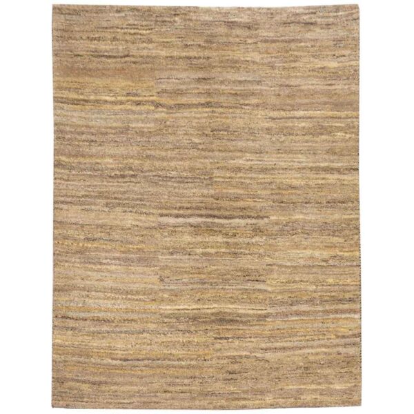 Authentischer echter persischer Gabbeh-Wollteppich handgewebt in Fars creme