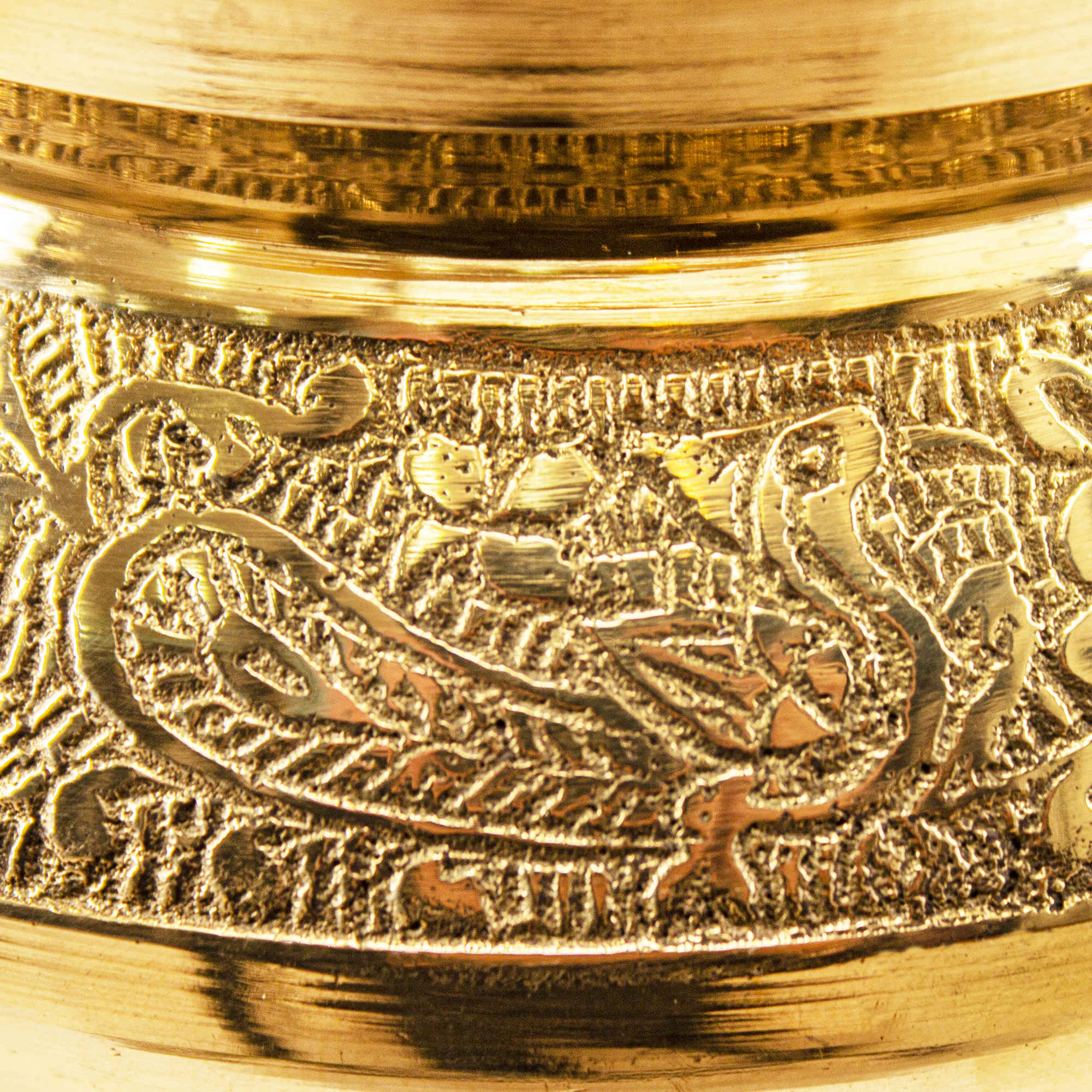 Messing-Zuckerschale mit Deckel – Auf Sockel