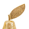 Messing-Zuckerschale mit Deckel - Birnenform