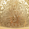Messing-Zuckerschale mit Deckel - Birnenform
