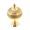 Messing-Zuckerschale mit Deckel - Tavoos