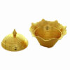 Messing-Zuckerschale mit Deckel