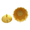 Messing-Zuckerschale mit Deckel