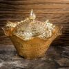 Messing-Zuckerschale mit Deckel