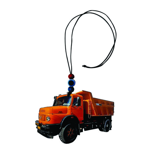 Rückspiegel-Ornament - Altes Mercedes Lkw Design