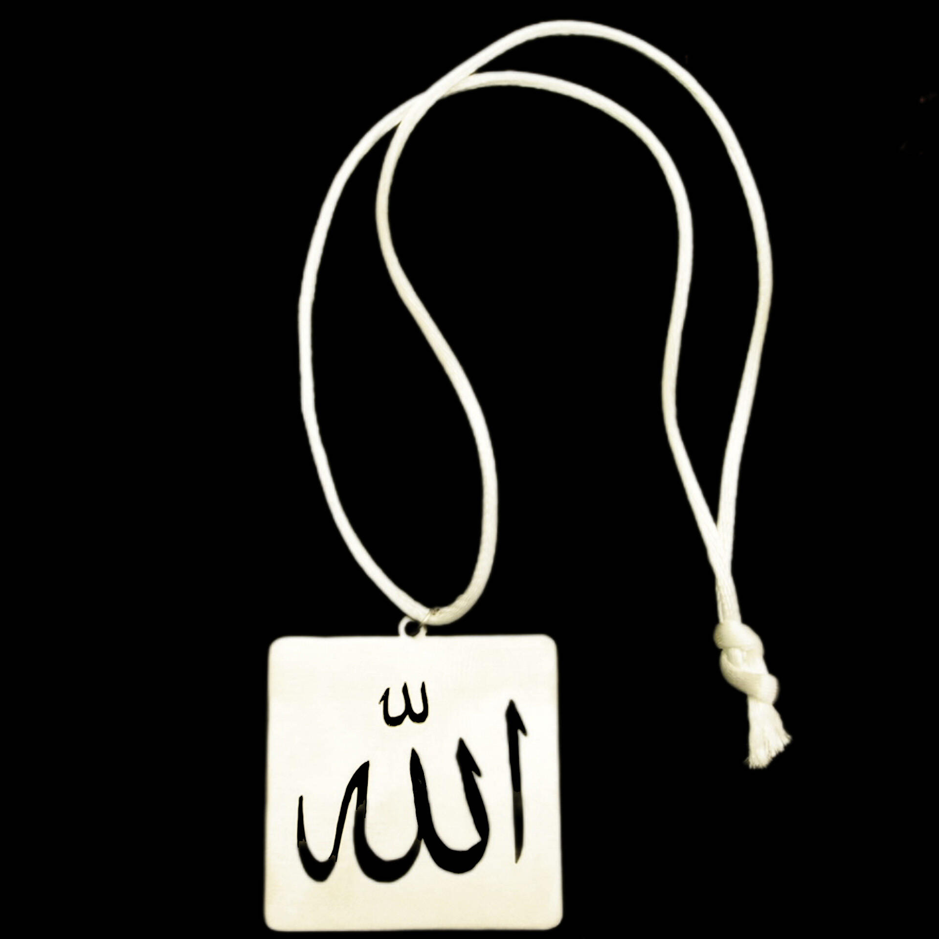 Islamischer Rückspiegelanhänger für Autos mit Allah-Kalligrafie
