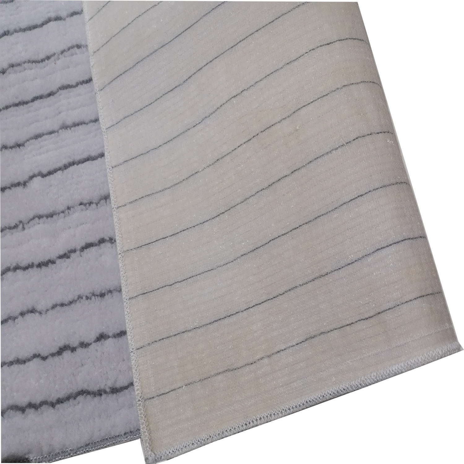 Teppich Treppenbelag Innen – Rutschfestes gestreiftes Design, 2 Stück