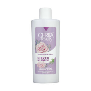 Cerita Beauty Silber Haarfarbe Anti-Gelbstich Shampoo – Neutralisiert Gelbtöne