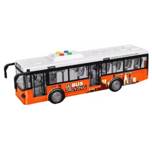 City Spielzeugbus aus Metall mit Musik und Öffnenden Türen