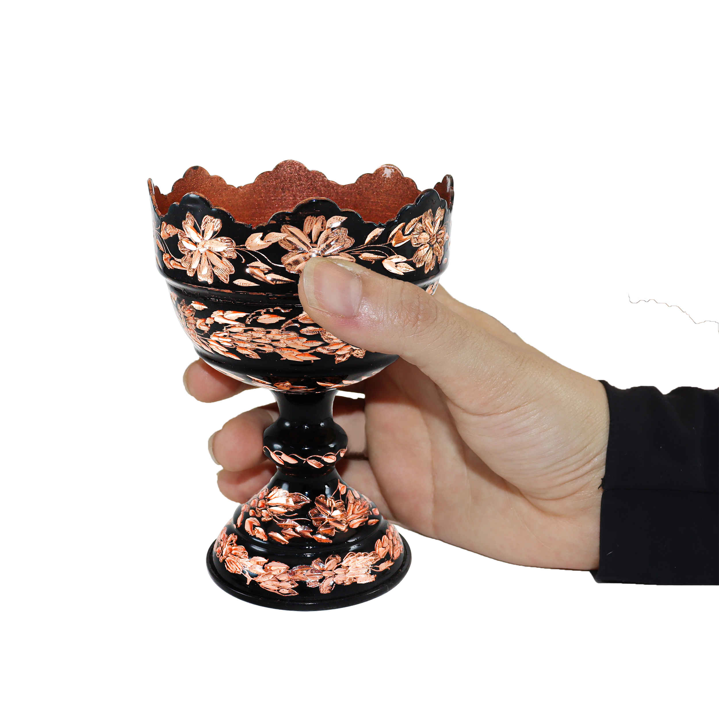 Kupfer Haft-Seen Set für die persische Neujahrs-Tischdekoration