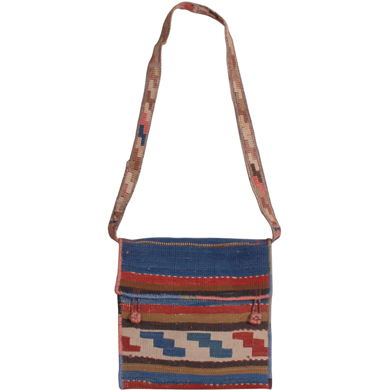 Handgefertigte Kilim Umhängetasche für Frauen mit traditionellen Mustern
