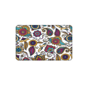 Persischer Kreditkartenaufkleber – Paisley Muster