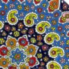 Dekorativer Keramikteller handgemalt mit persischer Minakari Emaille Boteh Jogeh