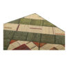 Persischer Patchwork-Kilim-Teppich handgewebt creme