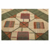 Persischer Patchwork-Kilim-Teppich handgewebt creme