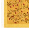 Echter persischer Gabbeh-Wollteppich handgewebt in Fars floral gelb