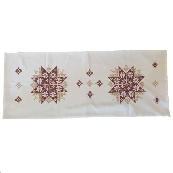 Handbestickter Tischläufer Modell Jana