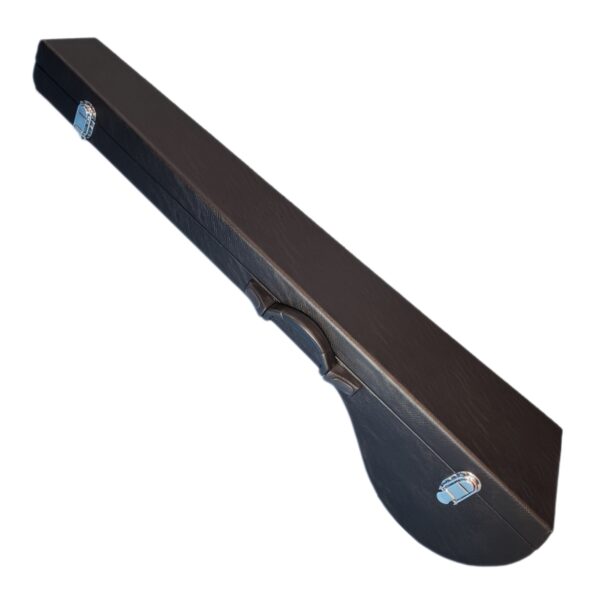 Etui mit harter Schale für persischen Setar – mit Korpus aus Tannenholz und Lederüberzug