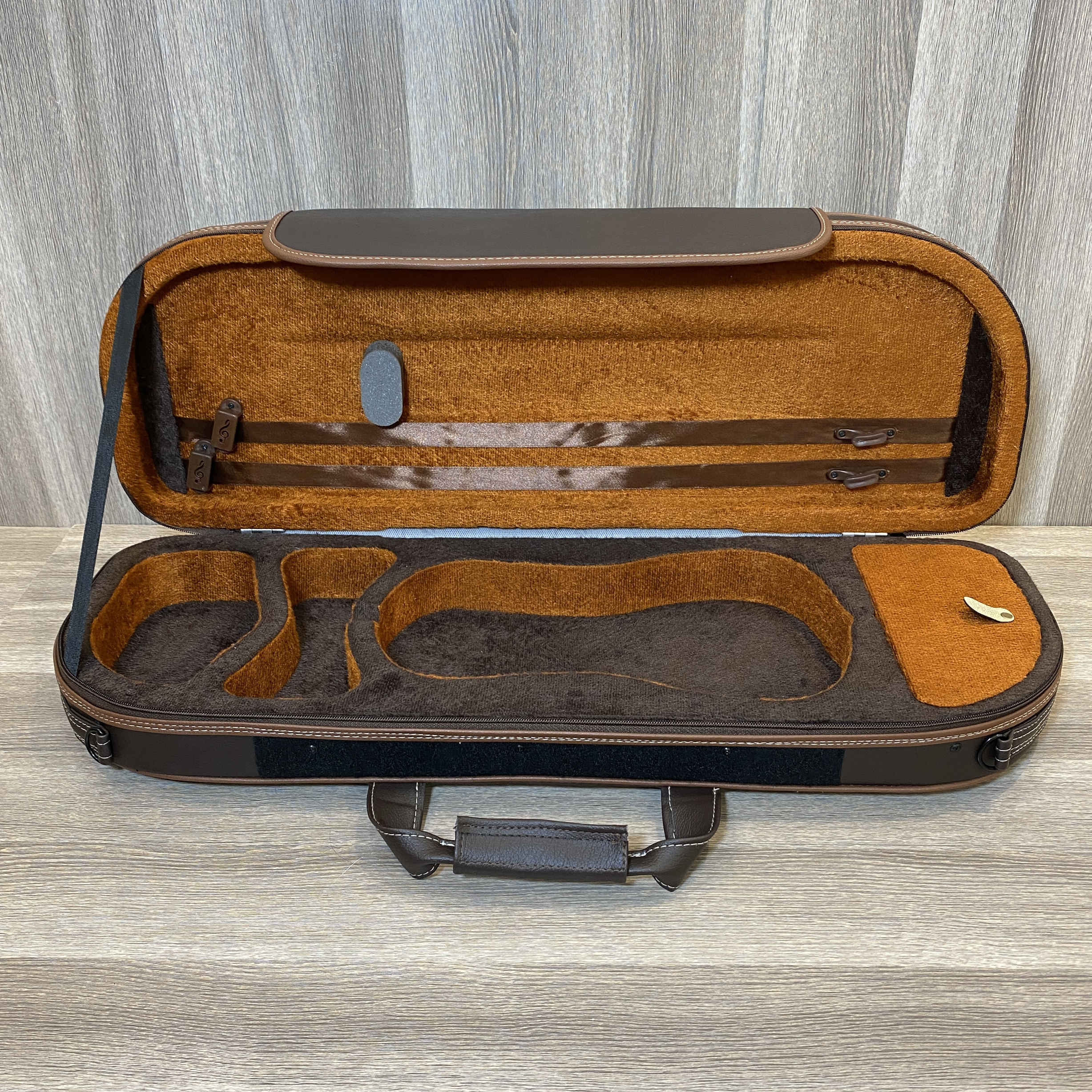 Etui mit harter Schale für Violine Größe 4/4 – mit wasserdichtem Lederüberzug