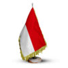 Indonesien Tischflagge mit Steinbasis