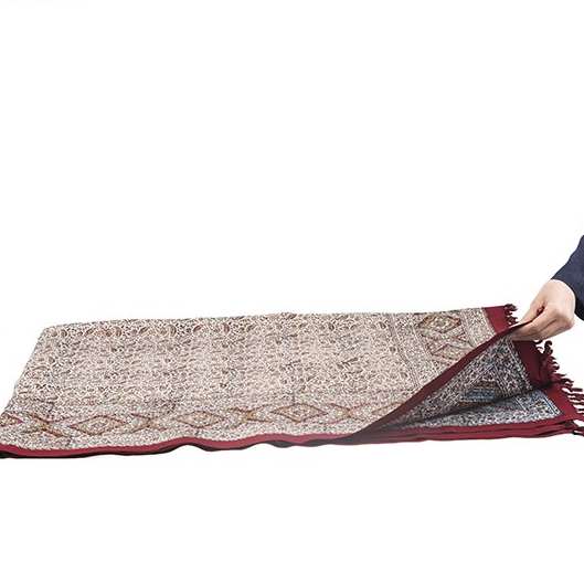 Iranisches Tischtuch: Isfahans traditionelle Kalamkari Blockdruck Abtin