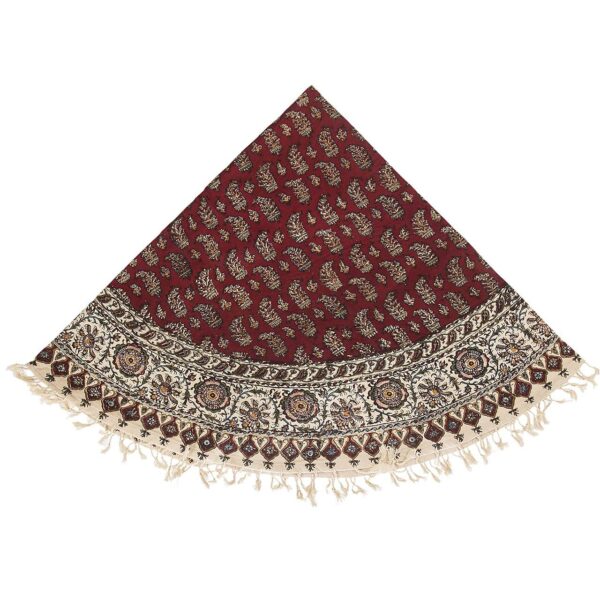 Iranische Tischdecke: Isfahans Traditioneller Kalamkari Blockdruck Asma