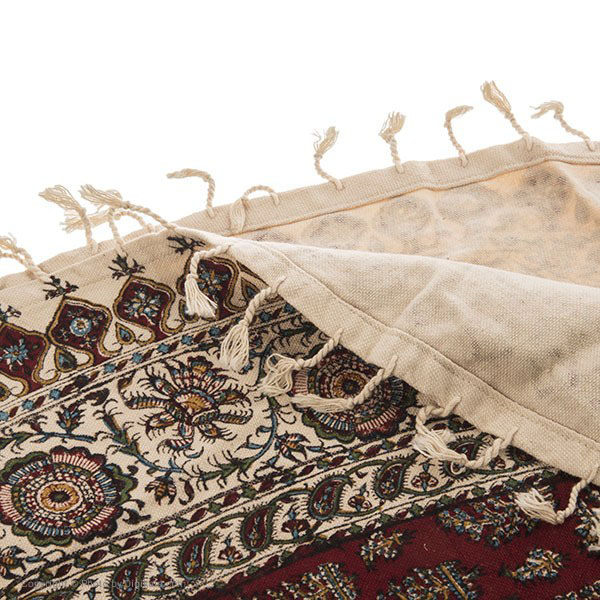 Iranische Tischdecke: Isfahans Traditioneller Kalamkari Blockdruck Asma